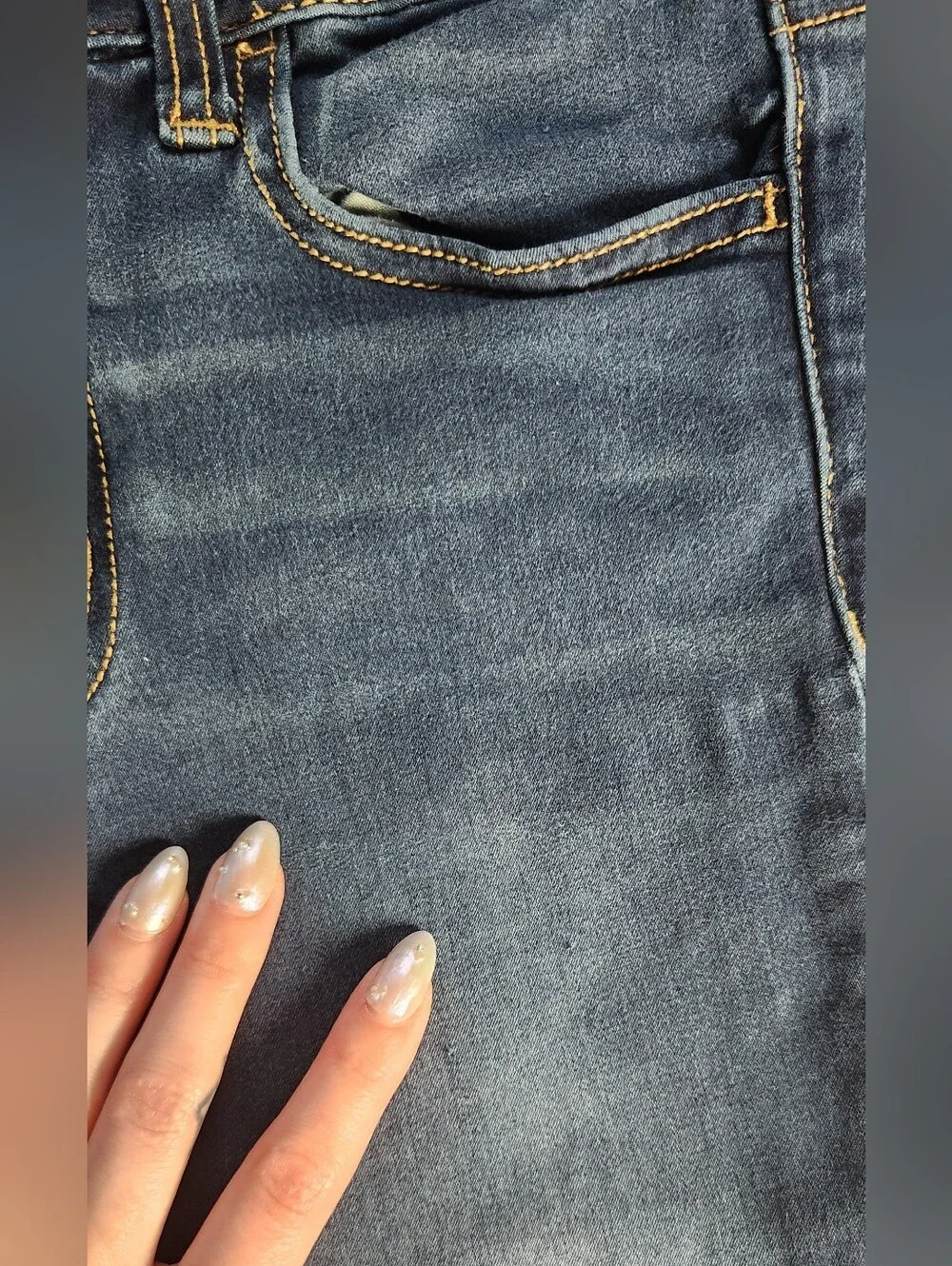Dark Wash American Eagle Low-Rise Jeggings - Picture 11 of 16